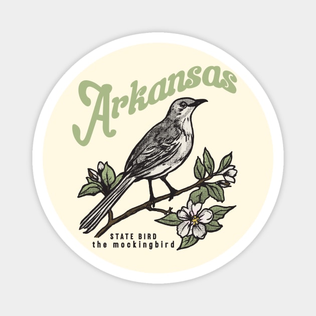 Arkansas State Bird Magnet by rt-shirts